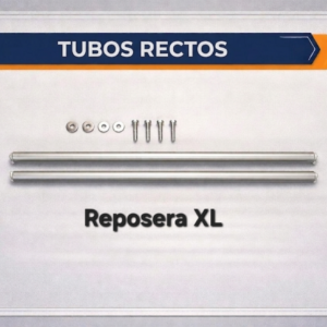 Repuestos tubos cortos para Reposera XL ( valor de cada uno )
