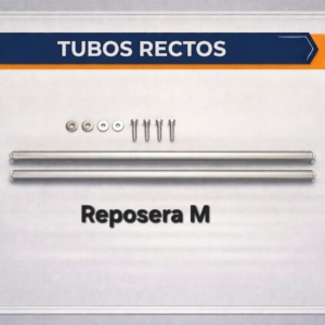 Repuestos tubos cortos para Reposeras M ( valor de cada uno )