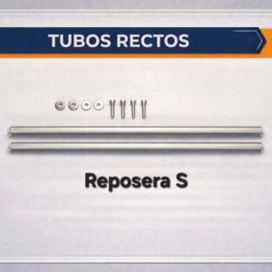 Repuestos tubos cortos para Reposeras S ( valor de cada uno )