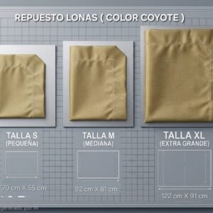 Repuesto Lona Normal Reposera talla XL (color coyote)